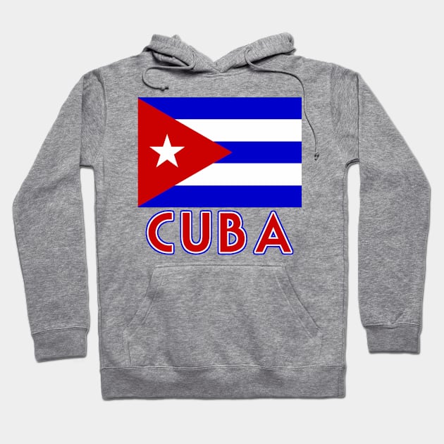 The Pride of Cuba - Cuban Flag Design Hoodie by Naves